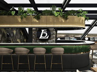 LEVEL5 LOUNGE & BAR | Restauracja, ARTDESIGN architektura wnętrz ARTDESIGN architektura wnętrz พื้นที่เชิงพาณิชย์