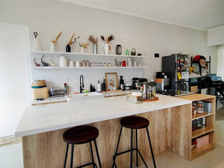 Kitchen set , SARAÈ Interior Design SARAÈ Interior Design Cuisine minimaliste Blanc