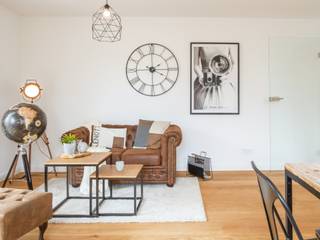 Inneneinrichtung Home Staging für eine WG, ADDA Home Staging ADDA Home Staging Rustic style living room