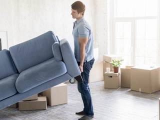 Déménagement express : combien coûte un garde meuble ?, press profile homify press profile homify Modern living room