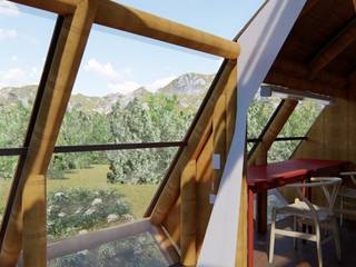 Glamping GUE I, IMZA Arquitectura IMZA Arquitectura Casas rurales Bambú Verde