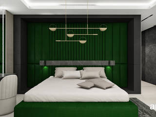 IN THE RIGHT PLACE AT THE RIGHT TIME | Sypialnia z łazienką, ARTDESIGN architektura wnętrz ARTDESIGN architektura wnętrz Modern style bedroom