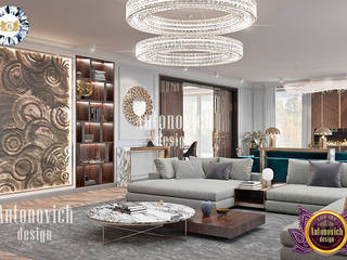 FABULOUS INTERIOR DESIGN FOR LIVING ROOM BY LUXURY ANTONOVICH DESIGN, Luxury Antonovich Design Luxury Antonovich Design Вітальня