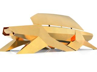 24K GOLD HYPER DESIGNER PIANO, Tesoro Nero Piano Company Tesoro Nero Piano Company Other spaces Metal