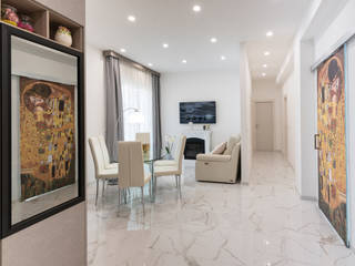 Ristrutturazione appartamento di 100 mq a Palma Campania, Napoli, Facile Ristrutturare Facile Ristrutturare Modern Living Room
