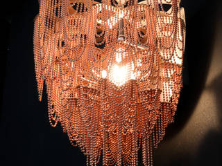 Protea Wall-Sconce, willowlamp willowlamp モダンデザインの ダイニング 金属