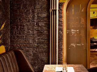 Meduza gastro bistro, ALLARTSDESIGN ALLARTSDESIGN Commercial spaces Bricks