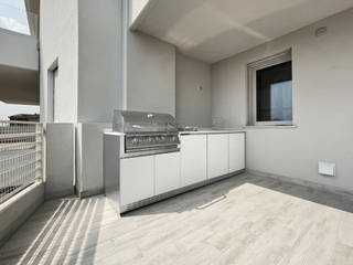 Chioggia, OF outdoorkitchens OF outdoorkitchens Cocinas integrales Hierro/Acero