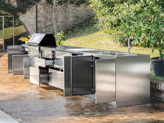 Colli al Metauro 1, OF outdoorkitchens OF outdoorkitchens Cuisine intégrée Fer / Acier