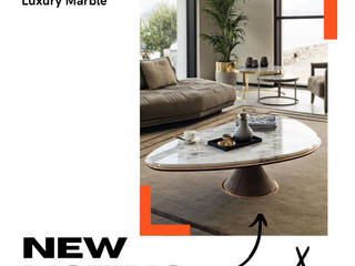 Satvario Marble Center Table, Stonesmiths - Redefining Stoneage Stonesmiths - Redefining Stoneage Livings de estilo moderno Piedra Blanco