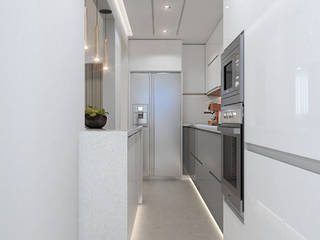 Proyecto M7, Diaf design Diaf design Moderne Küchen Granit Grau