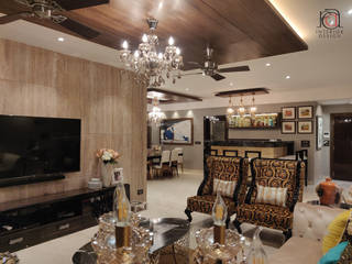 Project at Ballygunge, Rashi Agarwal Designs Rashi Agarwal Designs Modern Living Room Granite