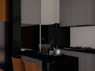 Loft 1910 - Punta Alta Residencial, Puebla., HC Arquitecto HC Arquitecto Built-in kitchens Quartz