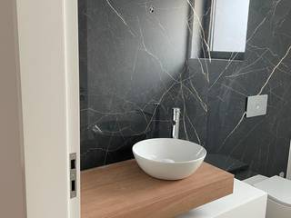 Casas de Banho - Madeira e Branco, D'Coreline D'Coreline Salle de bain moderne