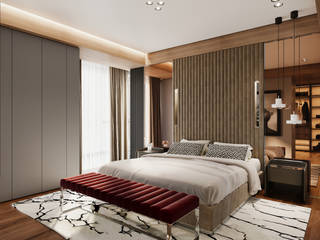 Penthouse New York, Jetclass Jetclass Modern style bedroom