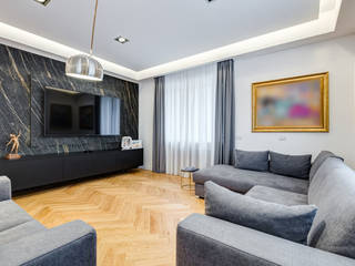 Flaminio Residence, EF_Archidesign EF_Archidesign Modern living room