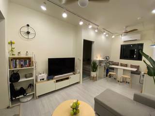 藝文街 住家設計, 捷士空間設計 捷士空間設計 Modern living room