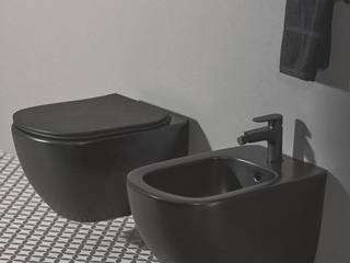 Colección SILK BLACK de IDEAL STANDARD, AZULBLANCO BAGNO SL AZULBLANCO BAGNO SL Modern bathroom Ceramic