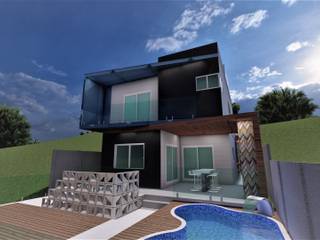 Residência D' Souzas, AP Arquitetura Ecoeficiente AP Arquitetura Ecoeficiente Prefabricated home