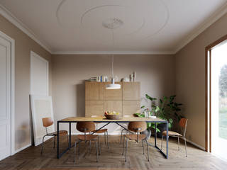 Rosoni decorativi, 9010novantadieci® 9010novantadieci® Minimalist dining room