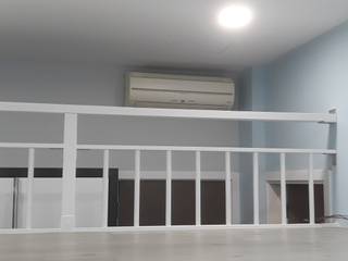 Create a Loft Bed or Bed Loft (a.k.a. Furniture Deck), BedLoft BedLoft Small bedroom