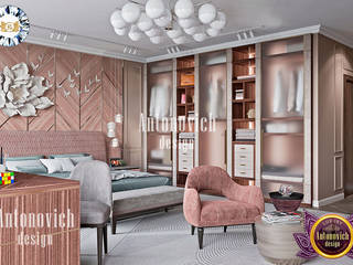 POSH BEDROOM INTERIOR DESIGN BY LUXURY ANTONOVICH DESIGN, Luxury Antonovich Design Luxury Antonovich Design Спальня