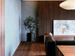 Case Study House #75, NASU CLUB NASU CLUB Salon moderne Bois Effet bois