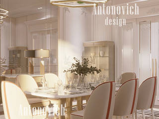 CLASSY INTERIOR DESIGN FOR DINING ROOMS BY LUXURY ANTONOVICH DESIGN, Luxury Antonovich Design Luxury Antonovich Design Їдальня
