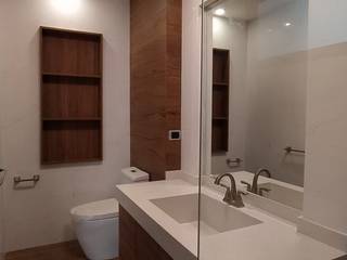 Baño de Principal, rzoarquitecto rzoarquitecto Phòng tắm phong cách tối giản