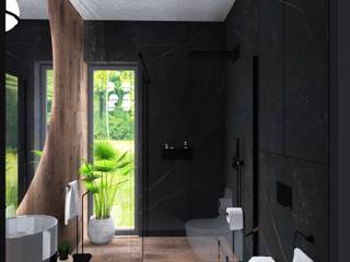 DOM JEDNORODZINNY KOŻUCHÓW, KADA WNĘTRZA S.C. KADA WNĘTRZA S.C. Modern Bathroom