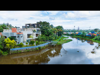 A Stunning House Project by the River, FOLIAGE FOLIAGE Single family home