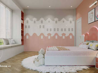 Những mẫu thiết kế phòng ngủ màu hồng đẹp sang trọng 2021, NEOHouse NEOHouse