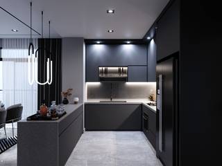 Inwood Residences, Interior+ Design Interior+ Design Modern style kitchen