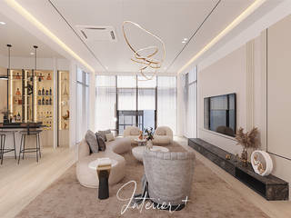 Empire Residence, Interior+ Design Interior+ Design Livings modernos: Ideas, imágenes y decoración