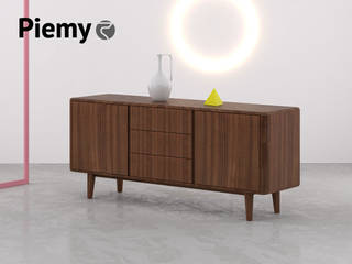 Ermes |Madia |Sideboard, Piemy Piemy Mediterranean style living room Wood Wood effect