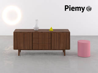 Ermes |Madia |Sideboard, Piemy Piemy Living room Wood Wood effect