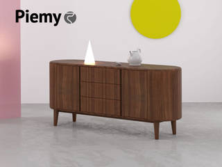 Penelope |Madia |Sideboard, Piemy Piemy Mediterranean style living room Wood Wood effect