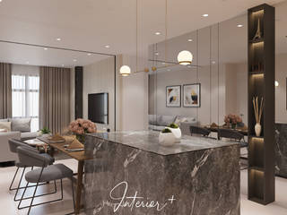 The Waltz Residence, Interior+ Design Interior+ Design Modern dining room
