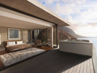 Whirlpool ohne Garten SPA Deluxe GmbH - Whirlpools in Senden Balcony Whirlpool, Spa, Wellness, Garten, Terrasse, Dachterrasse, Balkon, Massage, Außenwhirlpool