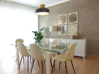 Projeto 97 | Sala Comum Alta de Lisboa, maria inês home style maria inês home style Mediterranean style dining room