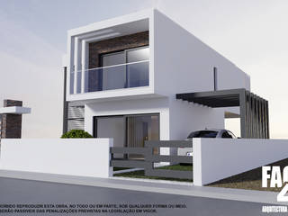 Processo B/2021/559/0@CM Seixal, Factor4D - Arquitetura, Consultadoria & Gestão Factor4D - Arquitetura, Consultadoria & Gestão Modern houses