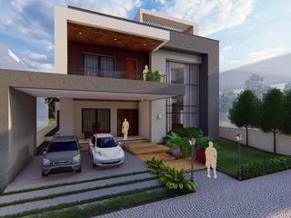 Prestigious Bungalow at Sindagi, Vijayapura, Cfolios Design And Construction Solutions Pvt Ltd Cfolios Design And Construction Solutions Pvt Ltd