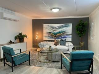 House Botha , Gryphon & Co Gryphon & Co Modern living room کاپر / کانسی / پیتل