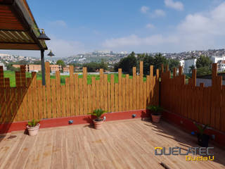 Duela U en terrazas!!!, Lamitec SA de CV Lamitec SA de CV Minimalist balcony, veranda & terrace Metal