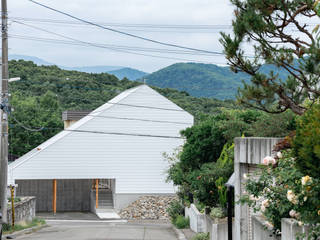 大きなテラスのある家, 堀部太建築設計事務所 堀部太建築設計事務所 Casas de madera Metal