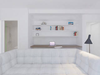 BS48, MONTES VERA ARQUITECTOS MONTES VERA ARQUITECTOS Scandinavian style living room