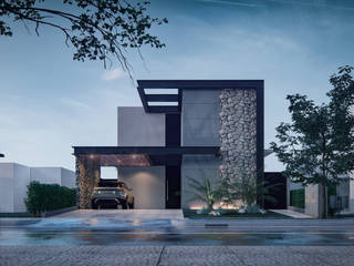 Projeto de arquitetura e fachada residencial, Algodoal Arquitetura Algodoal Arquitetura Condominios
