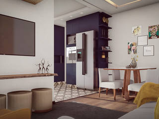 Cozinha residencial, Algodoal Arquitetura Algodoal Arquitetura Muebles de cocinas