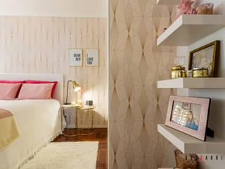 Decoração total de apartamento em 19 fotos , SOH Inspired Spaces SOH Inspired Spaces Modern style bedroom