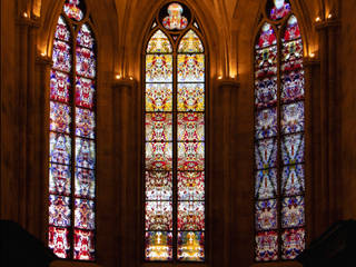 Gerhard Richter - Chorfenster für St. Mauritius, Abtei Tholey , Gustav van Treeck GmbH Gustav van Treeck GmbH مساحات تجارية زجاج